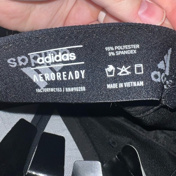 NWT Adidas Areoready Release 3 Stretch Fit S/M Black Hat - Picture 8 of 9